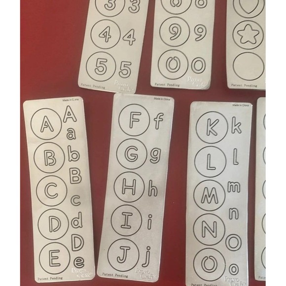 Cuttlebug BABY FACE AlphabetS - Picture 4 of 11